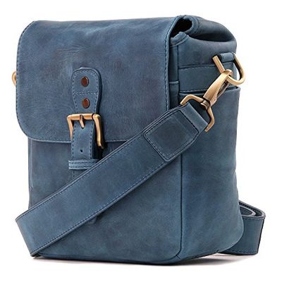 MegaGear MG1330 Para câmaras sem espelho, instantâneas e DSLR - bolsa tiracolo em couro genuíno