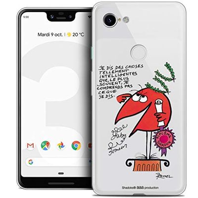 Caseink fodral för Google Pixel 3 XL (6.3) fodral [officiell licenssamlare Shadoks® Intelligent design - mjuk - ultratunn - tryckt i Frankrike]