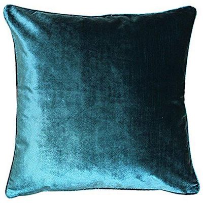 Paoletti Luxe Velvet 55X55 FEATHCUSH Teal, Polyester, 55x55cm