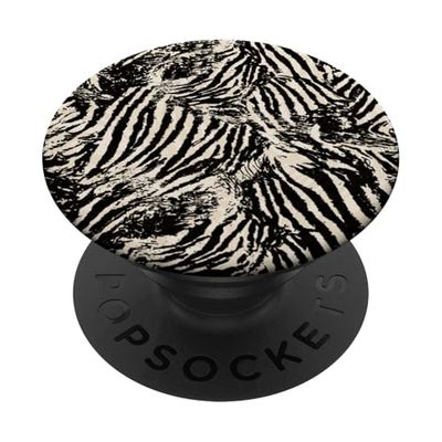 Stampa Animale Astratta Maximalist Safari Zebrata PopSockets PopGrip Adesivo