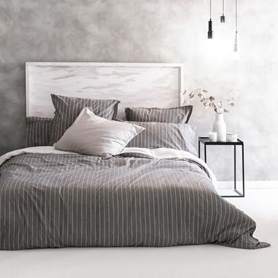 Oxford Funda nórdica 155x220 cm (Cama 80/90) Gris