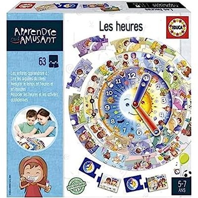 Educa- Aprender es Divertido Las Horas, Color Variado, pequeño (19601)