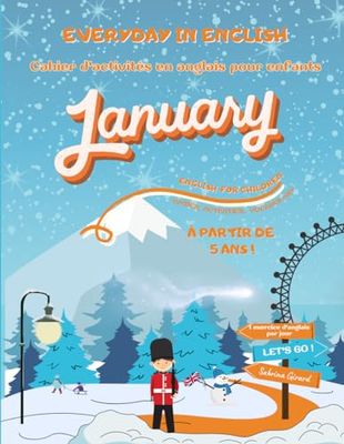 January: Cahier d'activité en anglais à partir de 5 ans