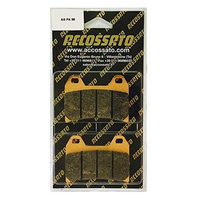 aCCOSSATO agpa96ev1-p63210 Plaquette de Frein, noir, taille unique
