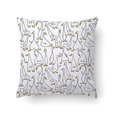 Doge Milano Cuscino con stampa digitale, 100% Made in Italy, Cuscino decorativo da divano, sfoderabile e lavabile, Modello Pinna - Maia, cm 40x40x5