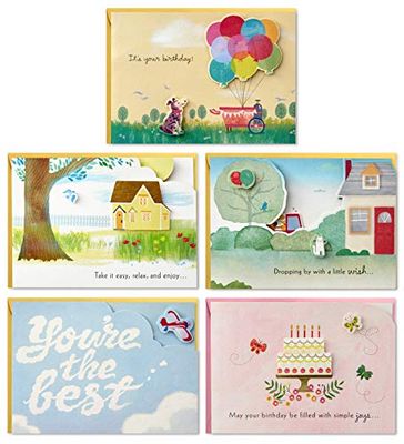 Hallmark - Juego de tarjetas de cumpleaños (5 tarjetas con sobres)