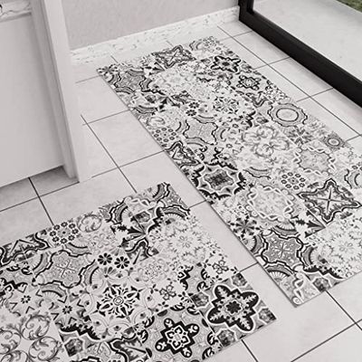 PETTI Artigiani Italiani Alfombra de Cocina, Lavable, Antideslizante, Alfombra de Cocina, Alfombra de Pasillo de Cocina, Alfombra de Pasillo de Cocina, Alfombra de Pasillo de Cocina, 52 x 480 cm,