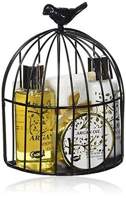 Gloss! Argan Oil Metal Cage - 4pcs - Gift box, Christmas gift, gift for woman