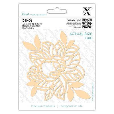 Xcut Die, Bloom, 1 Piece, Carbon Steel, Art & Craft, Cutting Tool Supplies, For Beautiful Decoration, Card Making, Gift Tag, Wrapping, Scrapbooking, Invitation Making, Crafters Companion