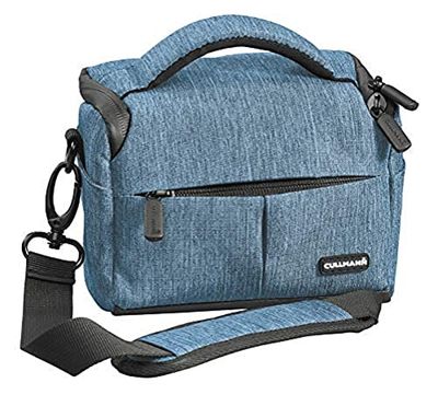 Cullmann 90283 Malaga Vario 200 - Capa para câmara com correia, cor azul, 140 x 90 x 75