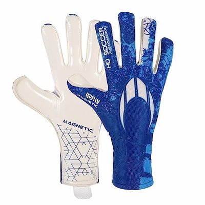 HO Soccer MG Phenomenon Elite Negative Blue-White Guanti da Portiere, Unisex Adulto, Blu/Bianco