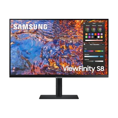 Samsung Ecran PC ViewFinity S80PB, 32" 60Hz - Dalle IPS, Résolution UHD 4K 3 840 x 2 160, 5ms,1000:1,Pied Ajustable,VESAFlicker Free,Game Mode,Windows10,Auto Source Switch+,HDMI,USB-C