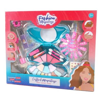 FASHION MAQUILLAGE - Skönhetsbox - Makeup - 258007 - slumpmässig modell - plast - spel för barn - naglar - skönhet - känslig hud - testad av ett franskt laboratorium - från 5 år