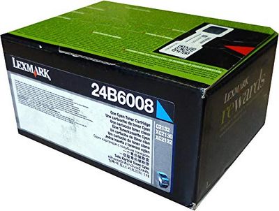 Lexmark 24B6008 - Tóner láser para XC2132, color cian