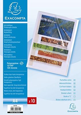 Exacompta 5610E Buste, 30.50 x 22 x 0.30 cm, Cristal