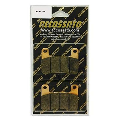 aCCOSSATO agpa109zxc-p2947 Plaquette de Frein, noir, taille unique