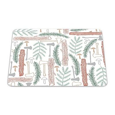 Bonamaison, Tapis de Souris Rectangle Imprimé Numériquement, Fond Antidérapant, pour Bureau et Maison, Taille: 22x18cm