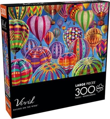 Buffalo Games - Sailing on The Wind - 300 Large Piece Jigsaw Puzzle for Adults Challenging Puzzle Perfect for Game Nights - Finished Size 21.25 x 15.00