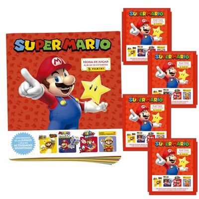 Super Mario Playtime Sticker Collection Starter Pack (French version)