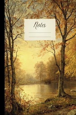 Notes: Lined Notebook Journal with Classical Vintage Art Aesthetic Design, 6x9, Ruled, 120 Premium Pages, 496