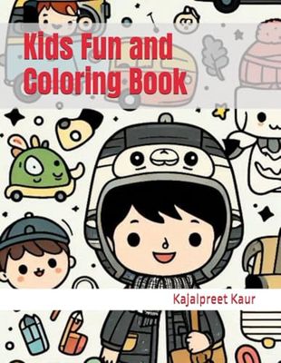 Kids Fun and Coloring Book