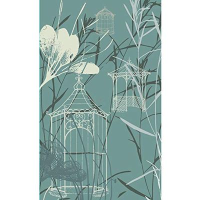 Plage PANORAMICA INISSA-M TONNELLE E Verdure Turchese, Paper, L150 x H250 cm