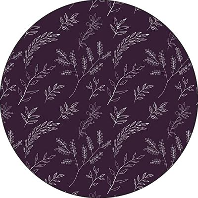 Bonateks, Round Digital Printed Mouse Pad, Non-Slip Base, for Office and Home, Diameter:22cm