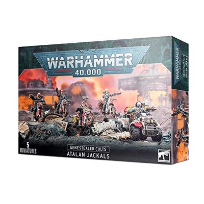 Games Workshop Warhammer 40k - Genestealer Cults Atalan Jackals 51-62 zwart