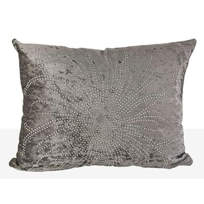 Romimex Cojín Plateado 30 x 40 x 10 cm - Marca EAN: 8435547200170