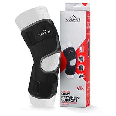 Vulkan Classic Knee Wrap Around Support, Large to X to Large, 40 to 50 cm, Knee Sleeve for Patella Support, Brace for Meniscus Tears, ACL Injuries, and Knee Stability, Knee for Athletes and Exercising