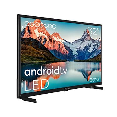 Cecotec TV LED 32" Smart TV A-serien ALH00032N. HD, Android 11, integrerad Chromecast, röstassistent, HDR10, HBBTV, WiFi och Bluetooth, modell 2023