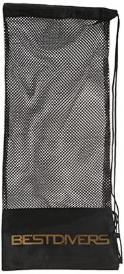 Best Divers Ai0915b, nettas extra 70 x 30 cm, uniseks, volwassenen, zwart, eenheidsmaat