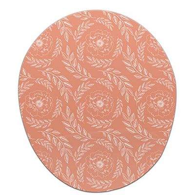 Bonamaison, Alfombrilla de ratón ergonómica con reposamuñecas, impresión Digital, antitendón, Antideslizante, para Oficina y hogar, tamaño: 20 x 23 cm