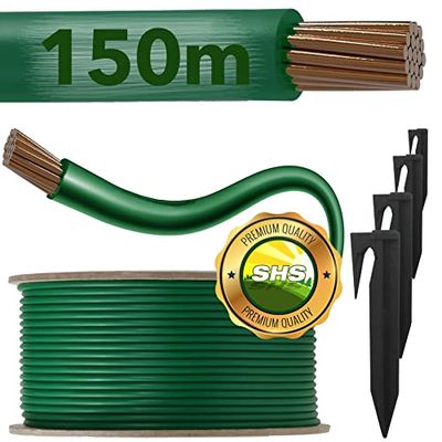 Cable de limitación de 150 m + 450 estacas para Robot cortacésped cortacésped Robot cortacésped Accesorios Set de Cable de limitación para Cable de búsqueda – Compatible con