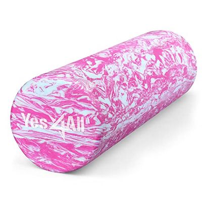 Yes4All Foam Roller - Rullo In Schiuma Ultra Leggero In EVA Ad Media Densità Lungo 30/45/61/91 CM Per Schiena, Gambe, Allenamenti, Palestra, Pilates, Fitness, Yoga
