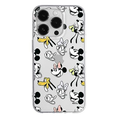 ERT GROUP mobiltelefonfodral för Iphone 14 PRO MAX originalt och officiellt licensierat Disney mönster Disney Friends 005 optimalt anpassad till formen på mobiltelefonen, gedeeltelijk transparant