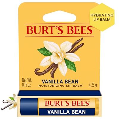 Burt's Bees Vanilla Bean Moisturizing Lip Balm Blister - 0.15oz Lip Balm