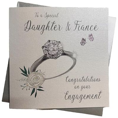 WHITE COTTON CARDS Code XM3 Grande To a Special Sister And Brother-in-Law on Your Wedding Day Fatto a Mano, per Matrimonio