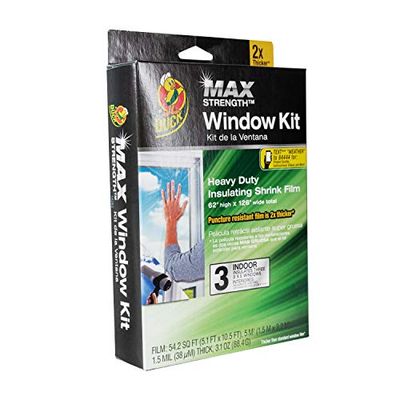 Duck Max Strength 284351 - Set di 3 pellicole isolanti per interni, 157 x 326 cm