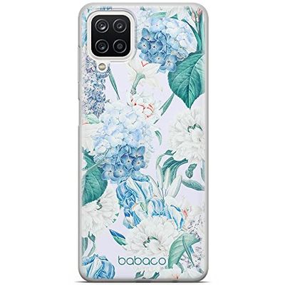 ERT GROUP mobiltelefonfodral för Samsung A12 / M12 / F12 originalt och officiellt licensierat Babaco mönster Flowers 028 optimalt anpassad till formen på mobiltelefonen, fodral tillverkad av TPU-plast