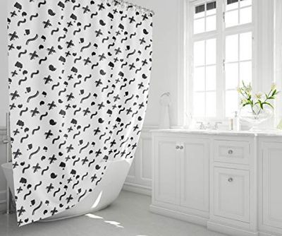 Bonamaison Cortina de Baño, Cortina de Ducha Impresa Digitalmente 140x200 cm - Diseñado y Fabricado en Turquía