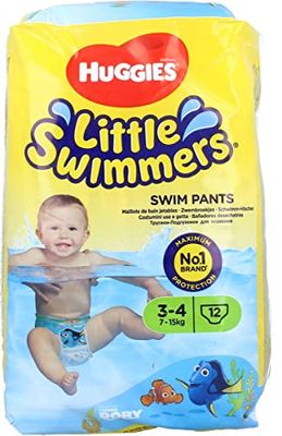 Huggies Little Swimmers Pieluchy do Pływania, Rozmiar 3-4