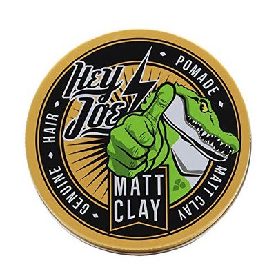 HEY JOE! - Genuine Hair Pomade Matt Clay | Cire Cheveux Homme Mate à Haute Tenue - Boîte de 100 ml