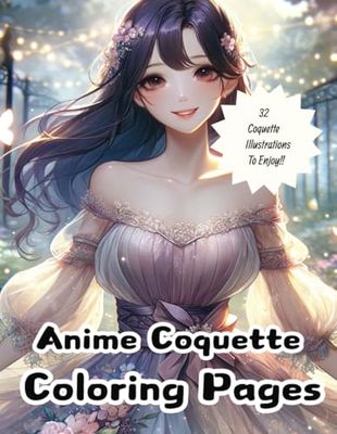 Anime Coquette Coloring Pages