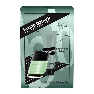 Bruno Banani - Pack de regalo para hombre, colonia de 30 ml + gel de ducha de 50 ml