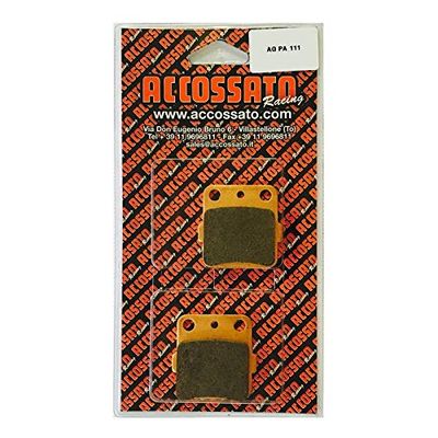 accossato agpa111or-p3219 Pastillas freno, Color Negro, Talla única