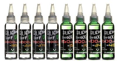 ABSIMA 3030017 Aceite diferencial de Silicona CST/CPS 1000 viscosidad WT 73 60 ml 3030017-Absima Differential Oil 1000CPS 60 ml, Multicolor