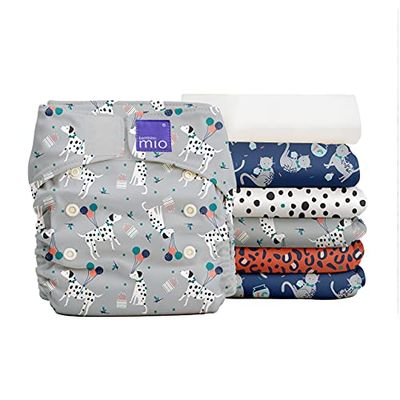 Bambino Mio, Miosolo Lot de 2 couches classiques en tissu Motif amis moelleux