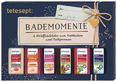 Tetesept Bademomente Zestaw Kosmetyków, Wielokolorowy, 6 x 20 ml