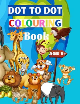 God's Creatures Great and Small, Dot to Dot Coloring Book, Age 6 up